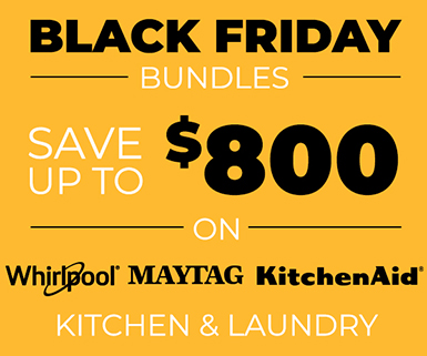 jetson black friday bundles save up to $800 on whirlpool maytag kitchenaid appliances